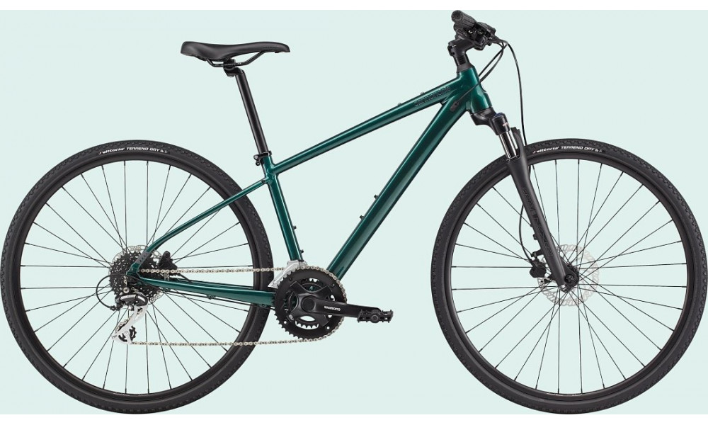 Velosipēds Cannondale Quick CX 3 Womens emerald - 1