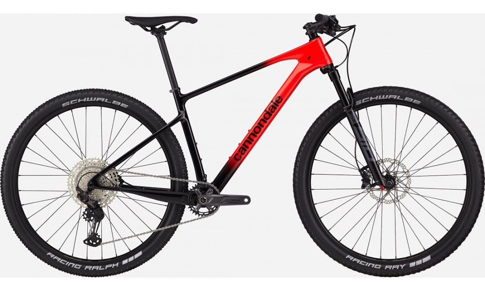 Velosipēds Cannondale Scalpel 29" HT Carbon 4 acid red - 1