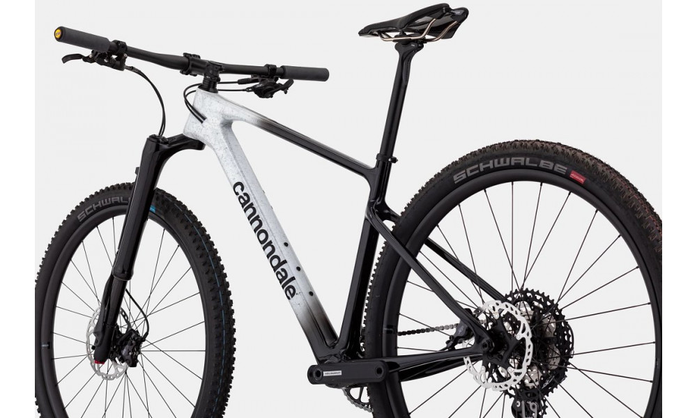 Velosipēds Cannondale Scalpel 29" HT Hi-Mod 1 cashmere white-jet black splatter - 3