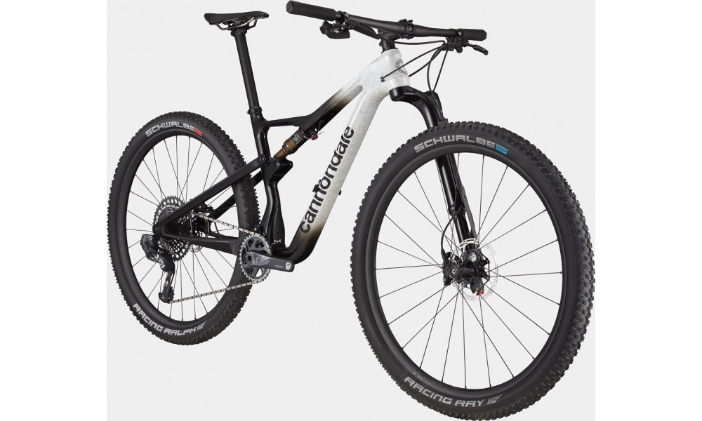 Velosipēds Cannondale Scalpel 29" Hi-Mod 1 cashmere white-jet black splatter - 7