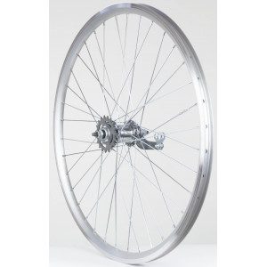 Aizmugurējais ritenis 26" Velosteel RBN rumba, DoubleWall silver aploce