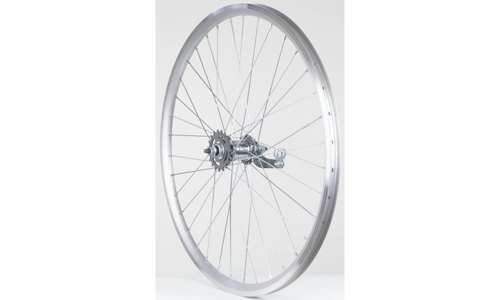 Aizmugurējais ritenis 26" Velosteel RBN rumba, DoubleWall silver aploce 