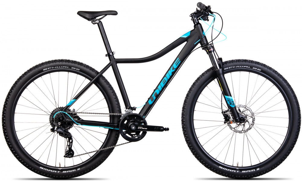 Velosipēds Unibike Fusion Lady 29 2024 black-turquoise 