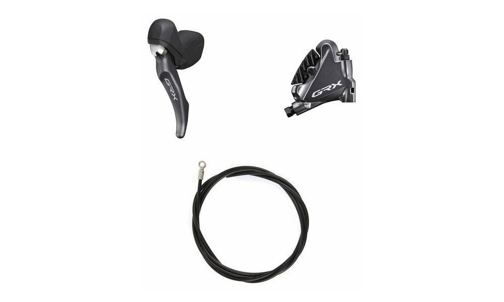 Priekšējās disku bremzes Shimano GRX BL-RX810 (L) + BR-RX810 (F) 