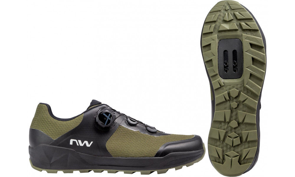 Velo apavi Northwave Corsair 2 MTB AM green forest-black - 1