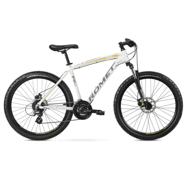 Velosipēds Romet Rambler R6.3 2025 white-gold