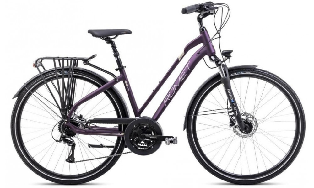 Velosipēds Romet Gazela 6 2024 violet-champane 