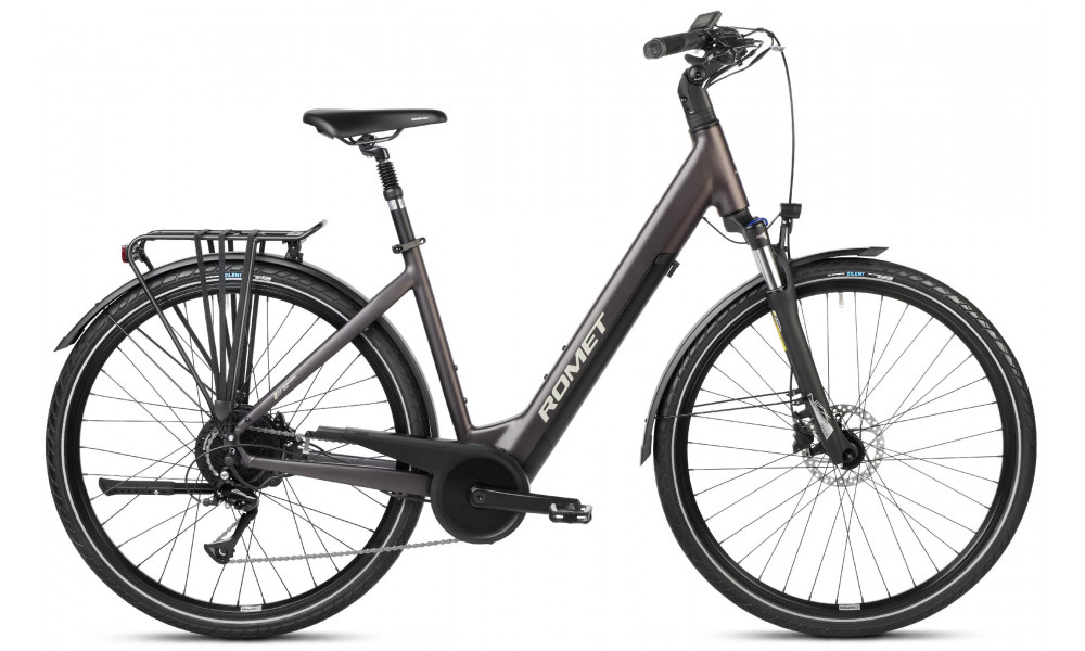 Elektriskais velosipēds Romet e-Modeco TRK 1.0 504WH 2025 graphite 