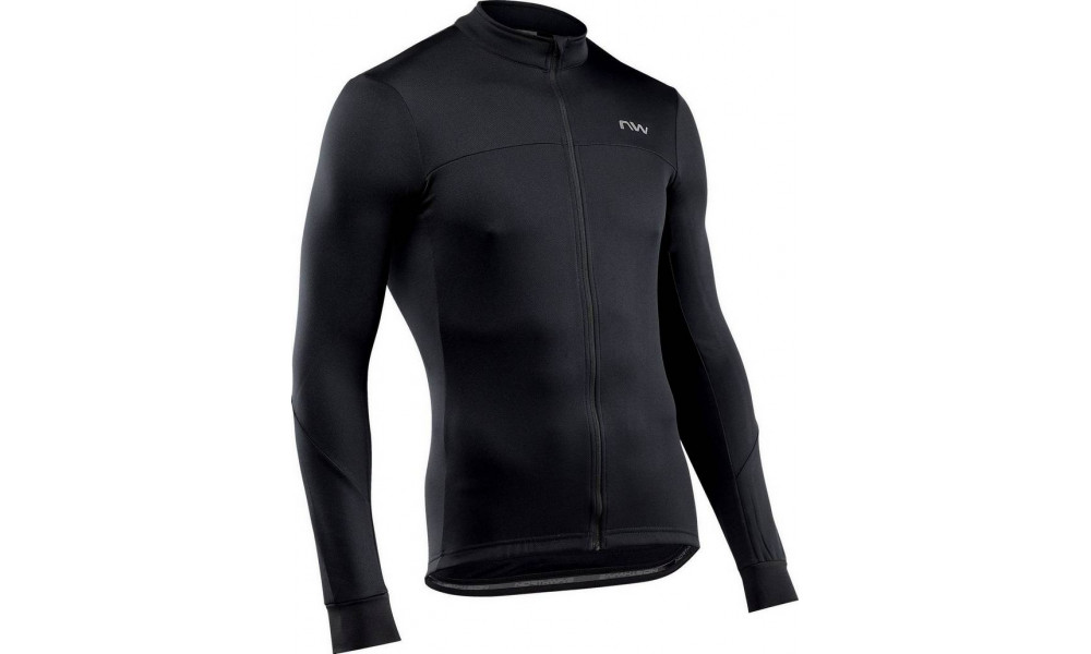 Velos krekls Northwave Force 2 L/S Full Zip black - 1