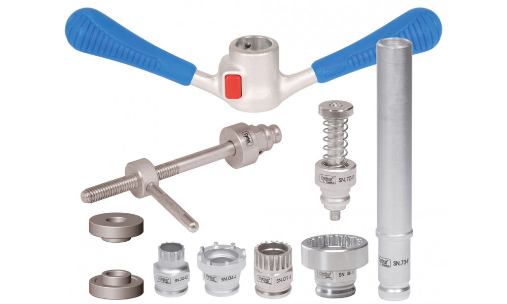 Atslēgu komplekts Cyclus Tools Snap.In holder with selectable e-bike lockring options Shimano/Bosch/Yamaha/Brose/Bafang (729997 