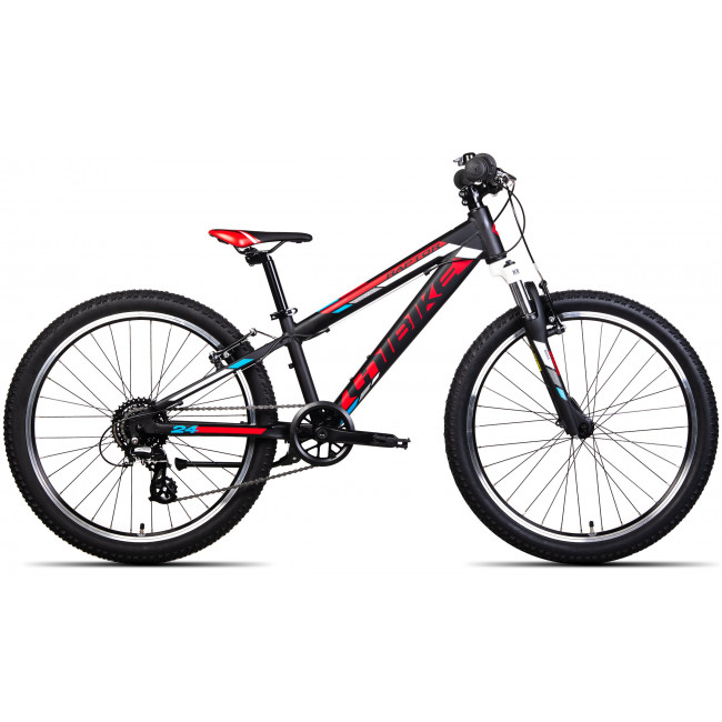 Velosipēds Unibike Raptor 24 2024 black-red