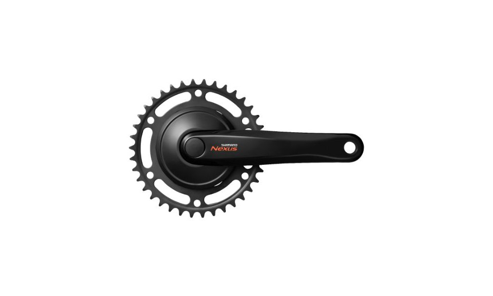 Priekšējie zobratu bloks Shimano Nexus FC-C6000 170mm 1-speed black 