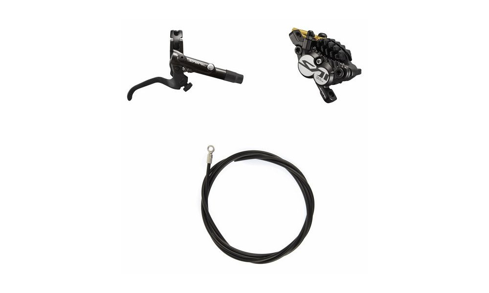 Aizmugurējās disku Shimano SAINT BL-M820-B (R) + BR-M820 (R) Metal J-kit 