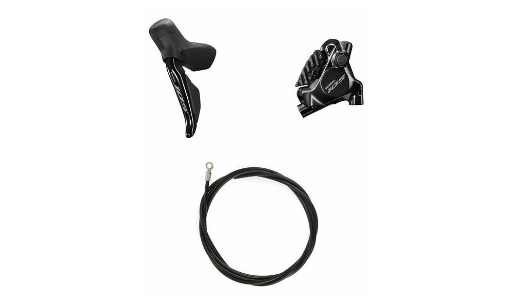 Priekšējās disku bremzes Shimano 105 Di2 T-R7170 (L) + BR-R7170 (F) 