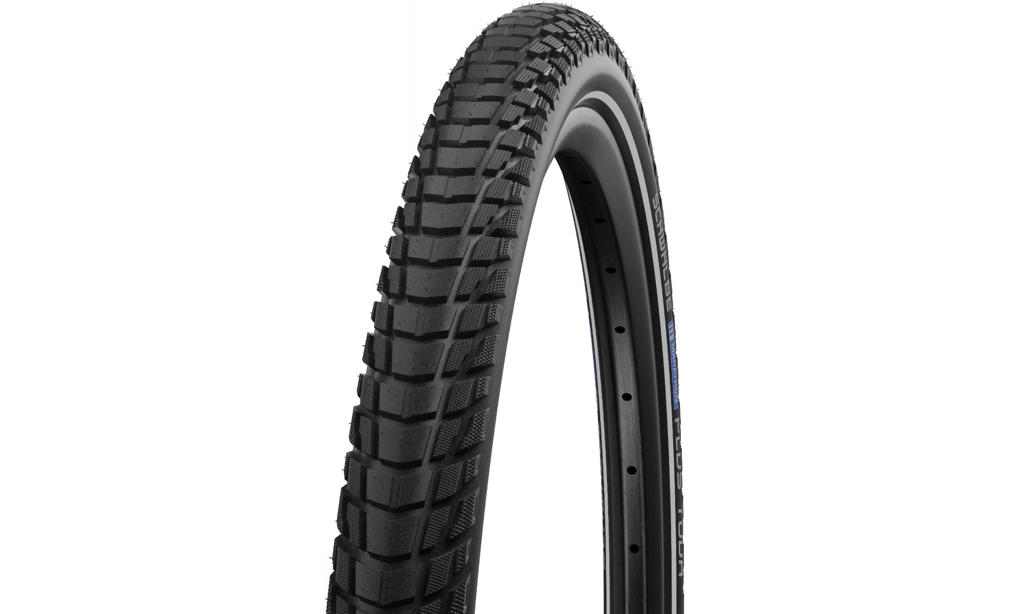 Riepa 28" Schwalbe Marathon Plus Tour HS 619, Perf Wired 40-622 / 28x1.50, 700x38C Addix Black-Reflex - 1