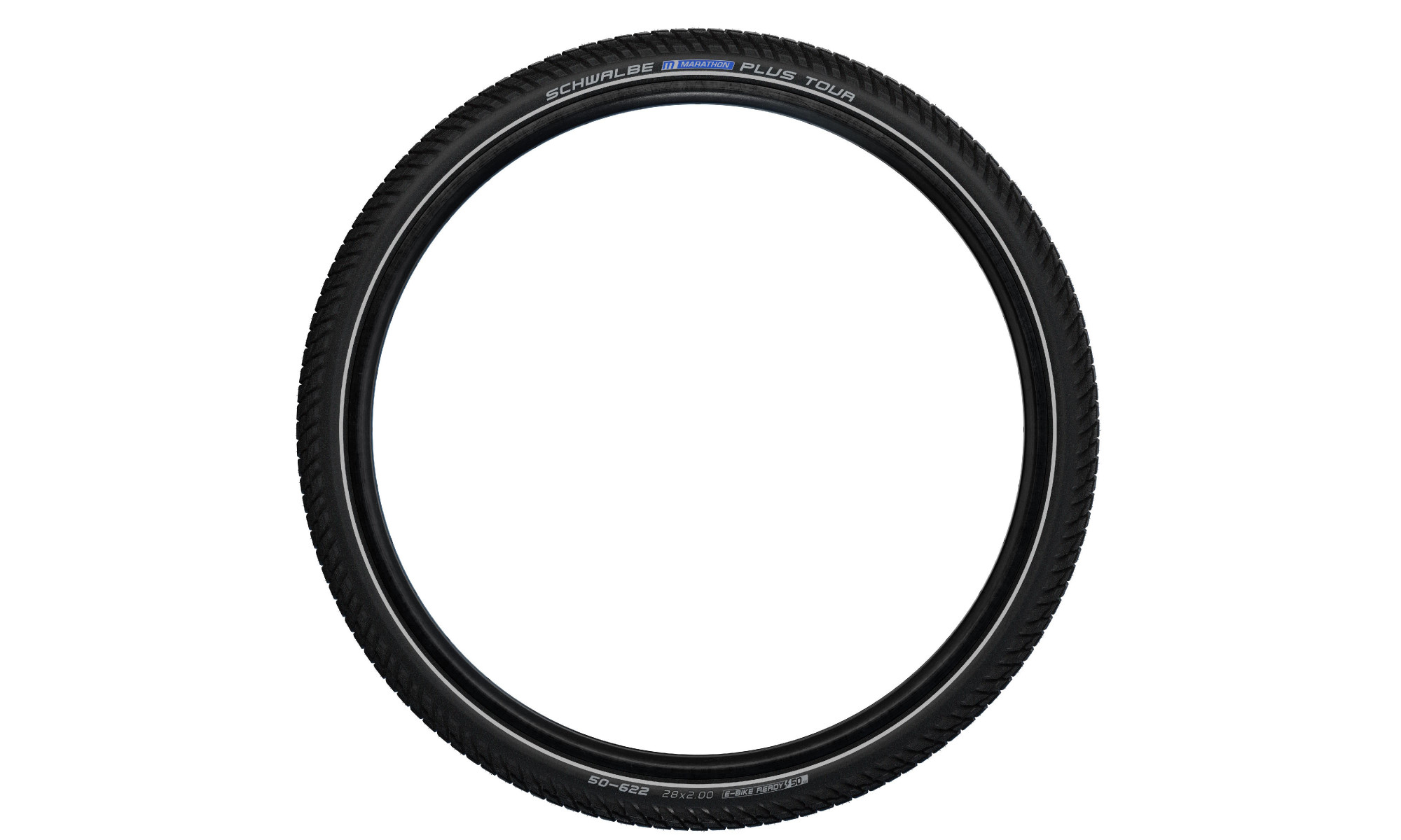 Riepa 28" Schwalbe Marathon Plus Tour HS 619, Perf Wired 40-622 / 28x1.50, 700x38C Addix Black-Reflex - 4