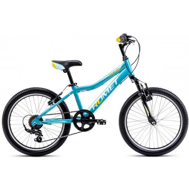 Velosipēds Romet Rambler 20 KID 2 2024 turquoise-blue