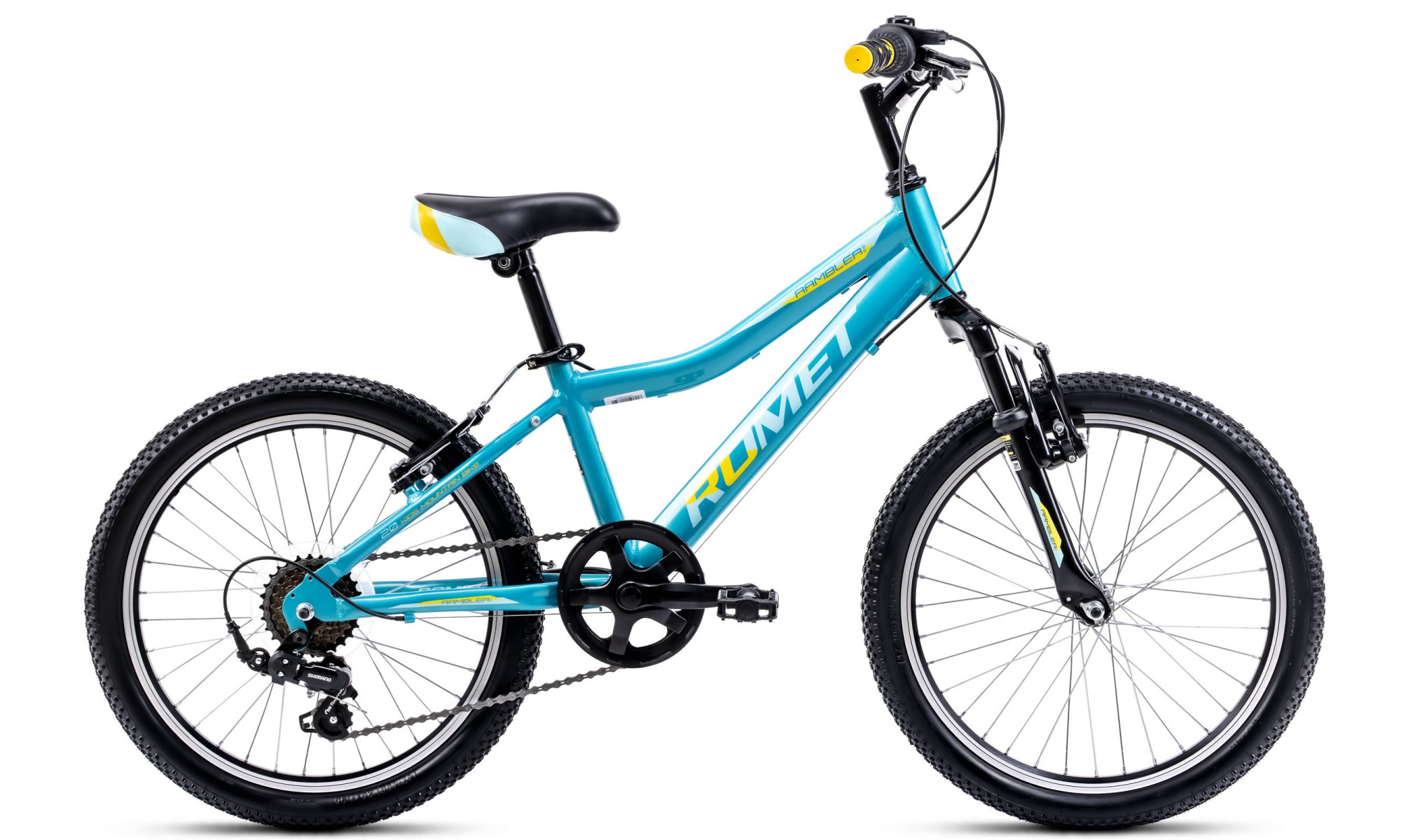 Velosipēds Romet Rambler 20 KID 2 2024 turquoise-blue - 1