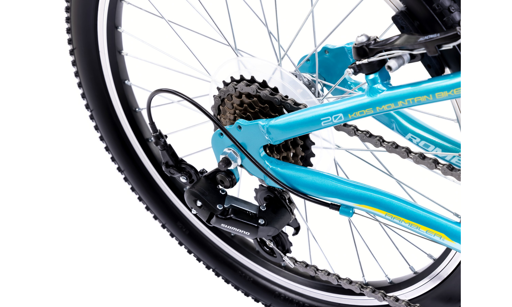 Velosipēds Romet Rambler 20 KID 2 2025 turquoise-blue - 2