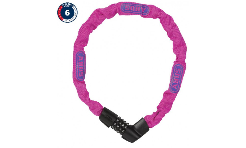 Atslēga Abus Tresor 1385/75 neon pink 