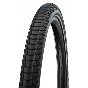 Riepa 27.5" Schwalbe Marathon Plus Tour HS 619, Perf Wired 55-584 / 27.5x2.15 Addix E Black-Reflex