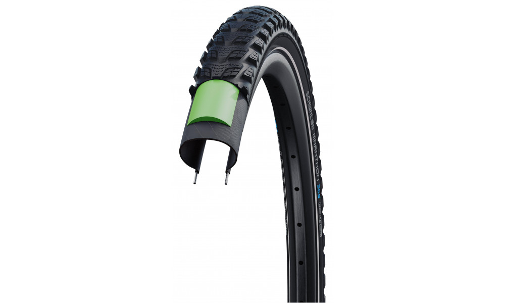 Riepa 20" Schwalbe Marathon 365 HS 475, Perf Wired 40-406 / 20x1.50 Addix 4Season Black-Reflex - 2