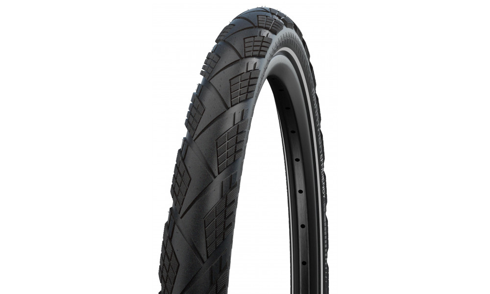 Riepa 28" Schwalbe Marathon Efficiency HS 617, Evo Fold. 40-622 / 28x1.50, 700x38C Super Race Addix Race Black-Reflex - 1