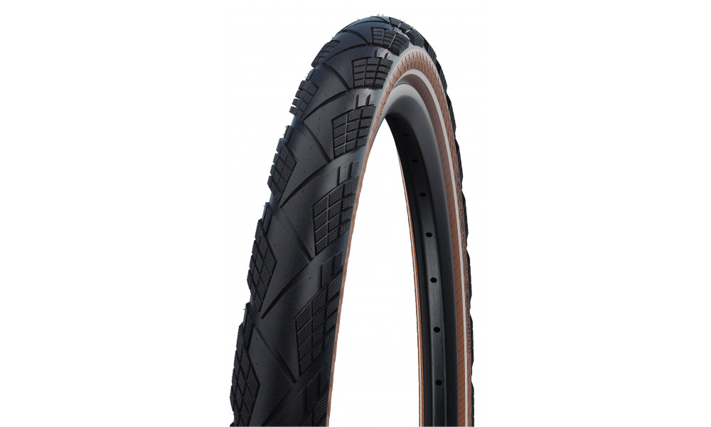 Riepa 27.5" Schwalbe Marathon Efficiency HS 617, Evo Fold. 60-584 / 27.5x2.35 Super Race Addix Race Transparent-Skin Reflex - 1