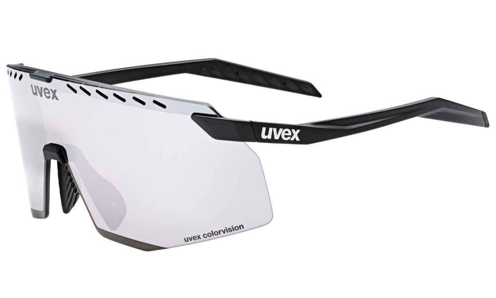 Brilles Uvex pace stage CV black matt / mirror silver - 1