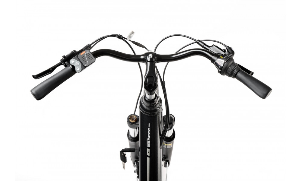 Elektriskais velosipēds ProEco:ON Wave 1.0 504Wh graphite-silver - 4