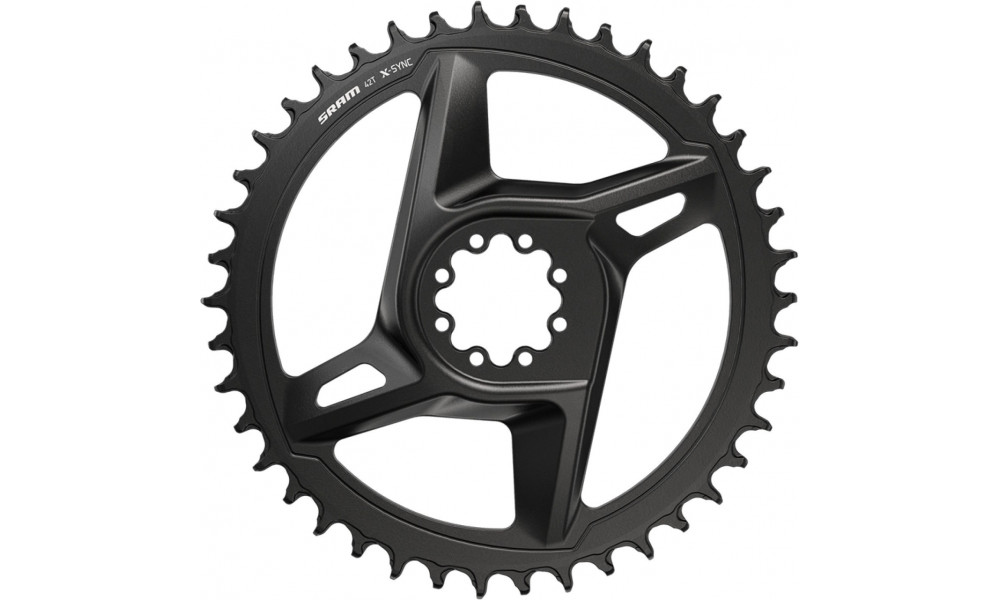 Priekšējā ķēdes riteņa SRAM Road Rival X-Sync Direct-Mount 12-speed 42T black 