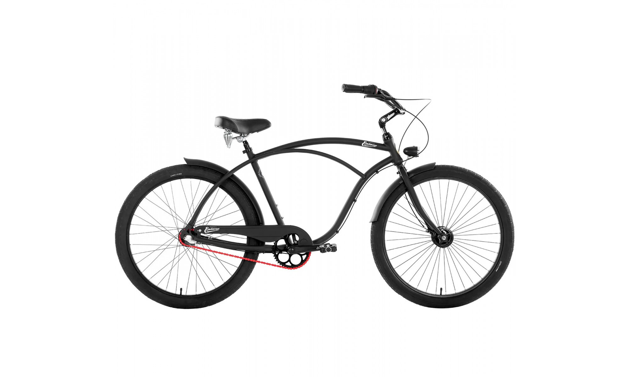 Velosipēds Embassy Panther ALU 26" 3-speed 2024 black 