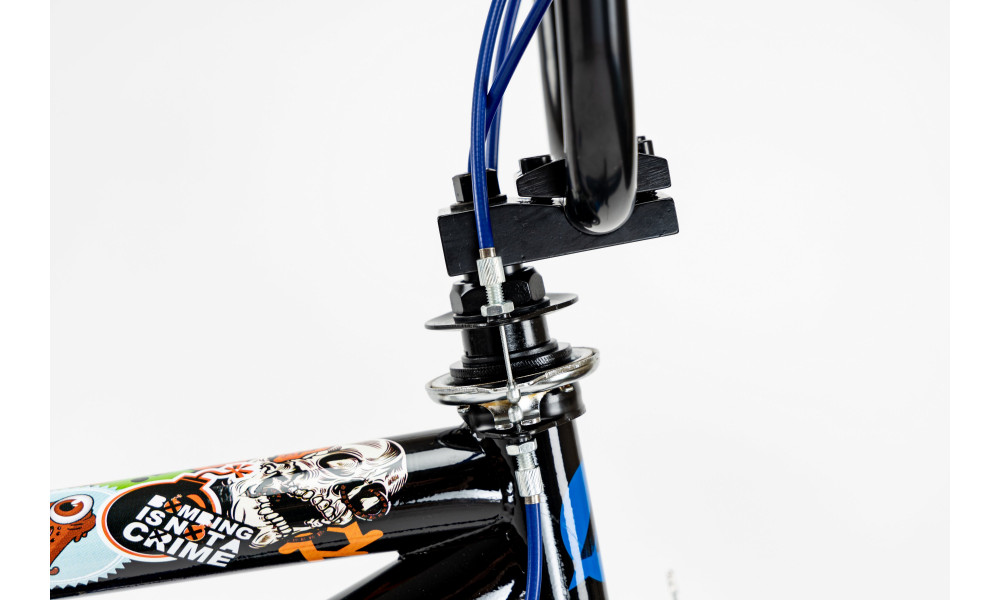 Velosipēds Karbon BMX 20 black-blue - 7