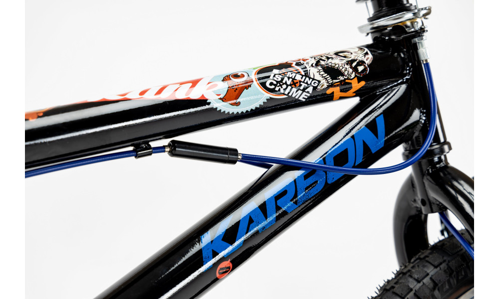 Velosipēds Karbon BMX 20 black-blue - 12