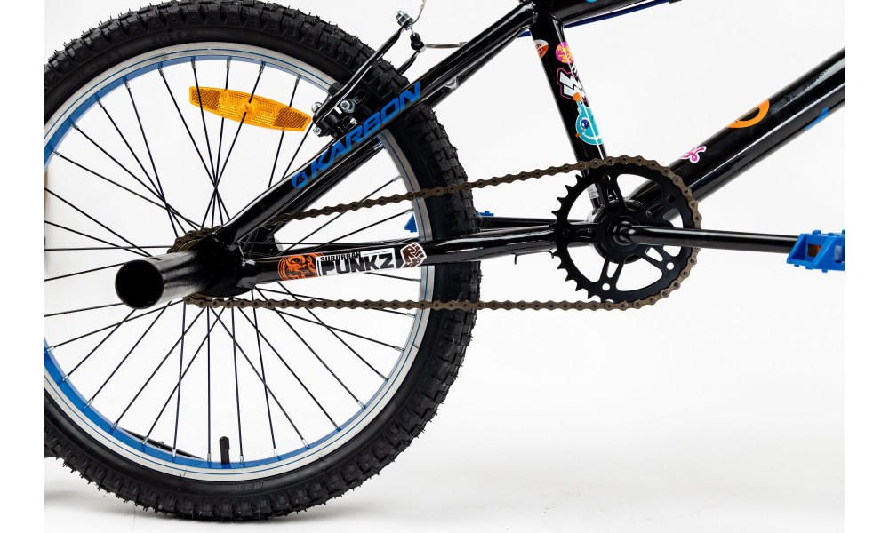 Velosipēds Karbon BMX 20 black-blue - 13