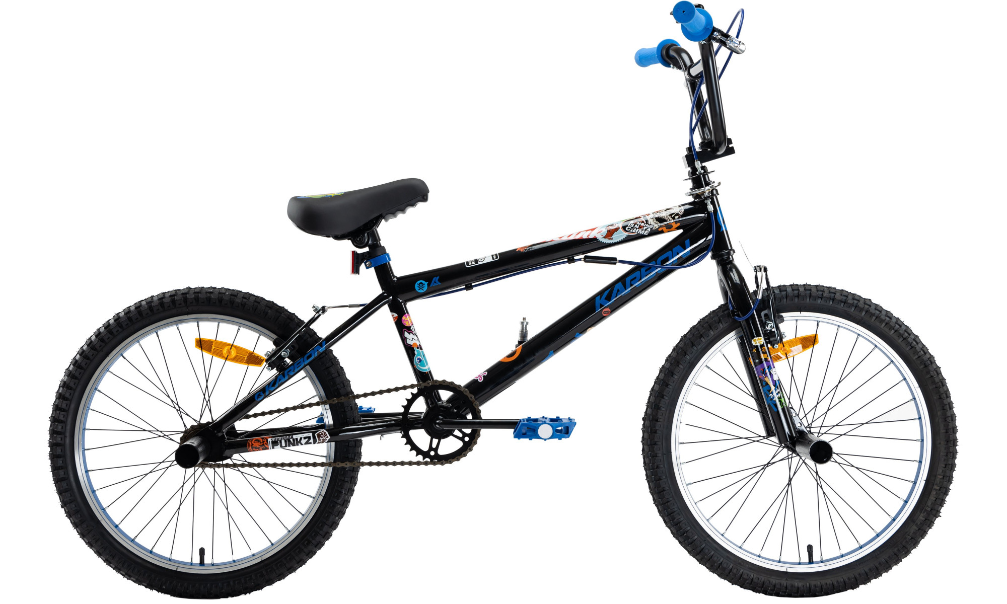 Velosipēds Karbon BMX 20 black-blue - 19