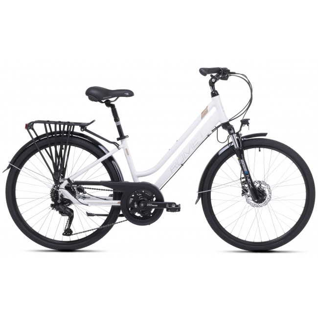 Velosipēds Romet Gazela 26 3 CS 2025 white-gold