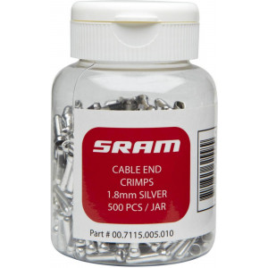 Trose uzgalis SRAM 1.8mm 500gab. bottle silver