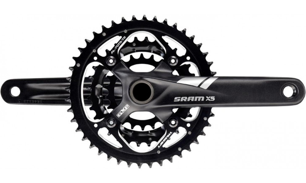 Priekšējie zobratu bloks SRAM X5 GXP 175mm 9-speed 44x32x22T 