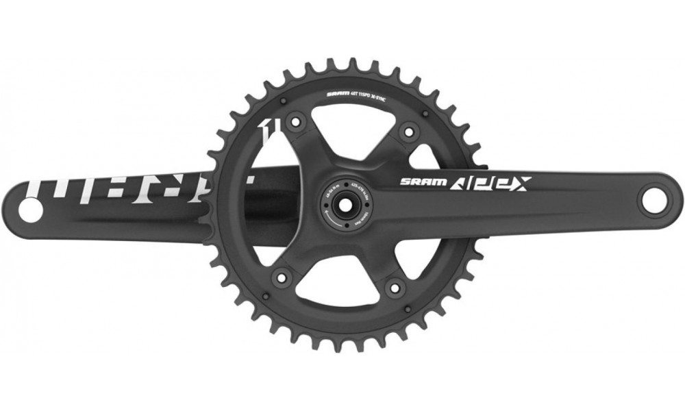 Priekšējie zobratu bloks SRAM Apex 1 GXP 42T 