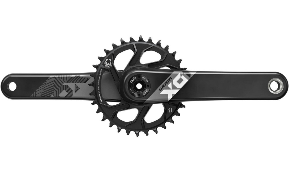 Priekšējie zobratu bloks SRAM X01 Eagle Fat Bike 4" DUB 1x12-speed 30T 