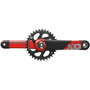 Priekšējie zobratu bloks SRAM X01 All Downhill DUB 34T Red