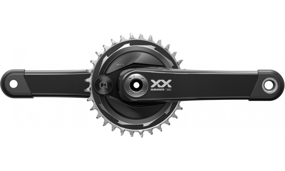 Priekšējie zobratu bloks ar jaudas mērītāju SRAM XX Eagle Q174 Thread T-Type DUB MTB Wide 175mm 32T 