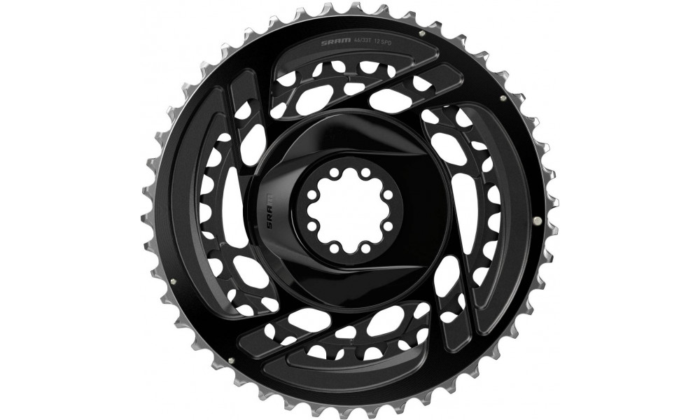 Priekšējo ķēdes riteņu komplekts SRAM Road Force D2 Direct-Mount 12-speed 46-33T black 