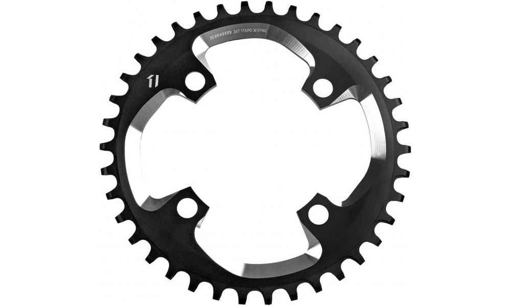 Priekšējā ķēdes riteņa SRAM MTB 104mm alu 1x10-speed 36T black 