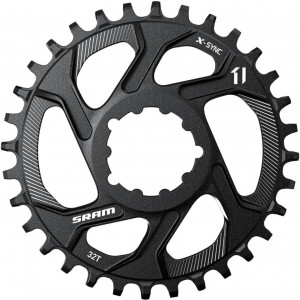 Priekšējā ķēdes riteņa SRAM MTB X-Sync Direct Mount 6mm offset alu 11-speed 26T