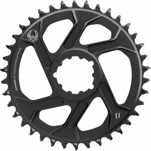 Priekšējā ķēdes riteņa SRAM MTB Eagle X-Sync2 Direct Mount alu 11-speed 6mm offset 38T black