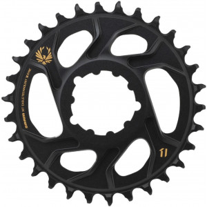 Priekšējā ķēdes riteņa SRAM MTB Eagle X-Sync2 Direct Mount alu 11-speed 6mm offset 30T gold