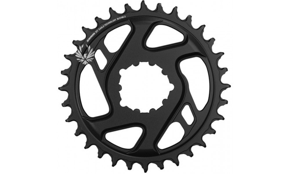 Priekšējā ķēdes riteņa SRAM MTB Eagle X-Sync2 Direct Mount CF alu 11-speed 3mm offset 30T black 