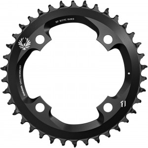 Priekšējā ķēdes riteņa SRAM Eagle X-Sync2 104mm alu 38T black